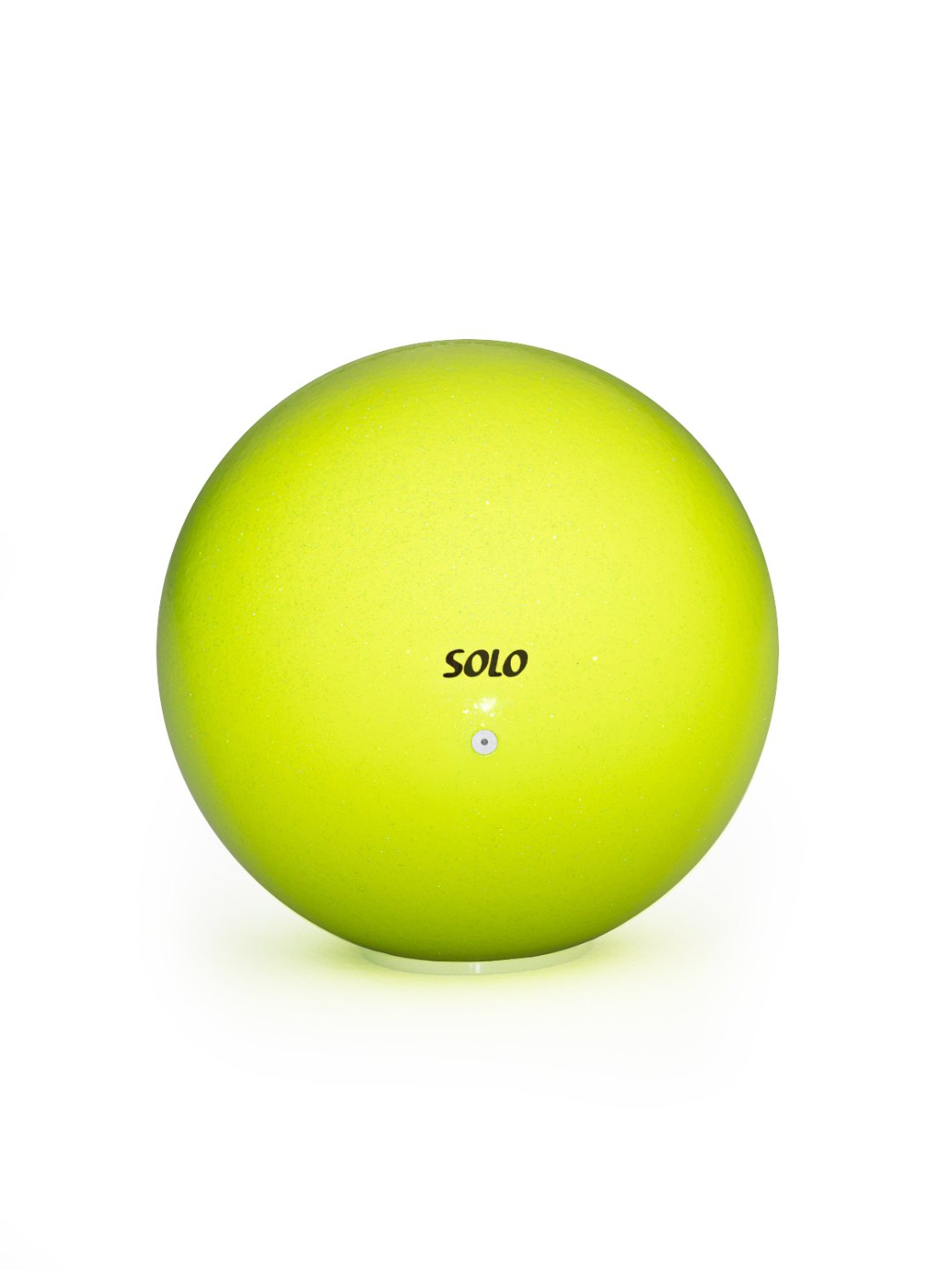 Мяч для художественной гимнастики глиттер флуоресцентный «Лайм Неон»