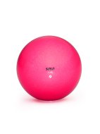 Мяч для художественной гимнастики глиттер флуоресцентный «Розовый Неон»