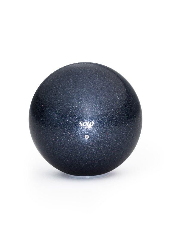 Мяч для художественной гимнастики глиттер «Чёрный жемчуг»