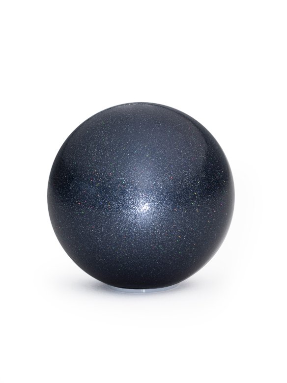 Мяч для художественной гимнастики глиттер «Чёрный жемчуг»