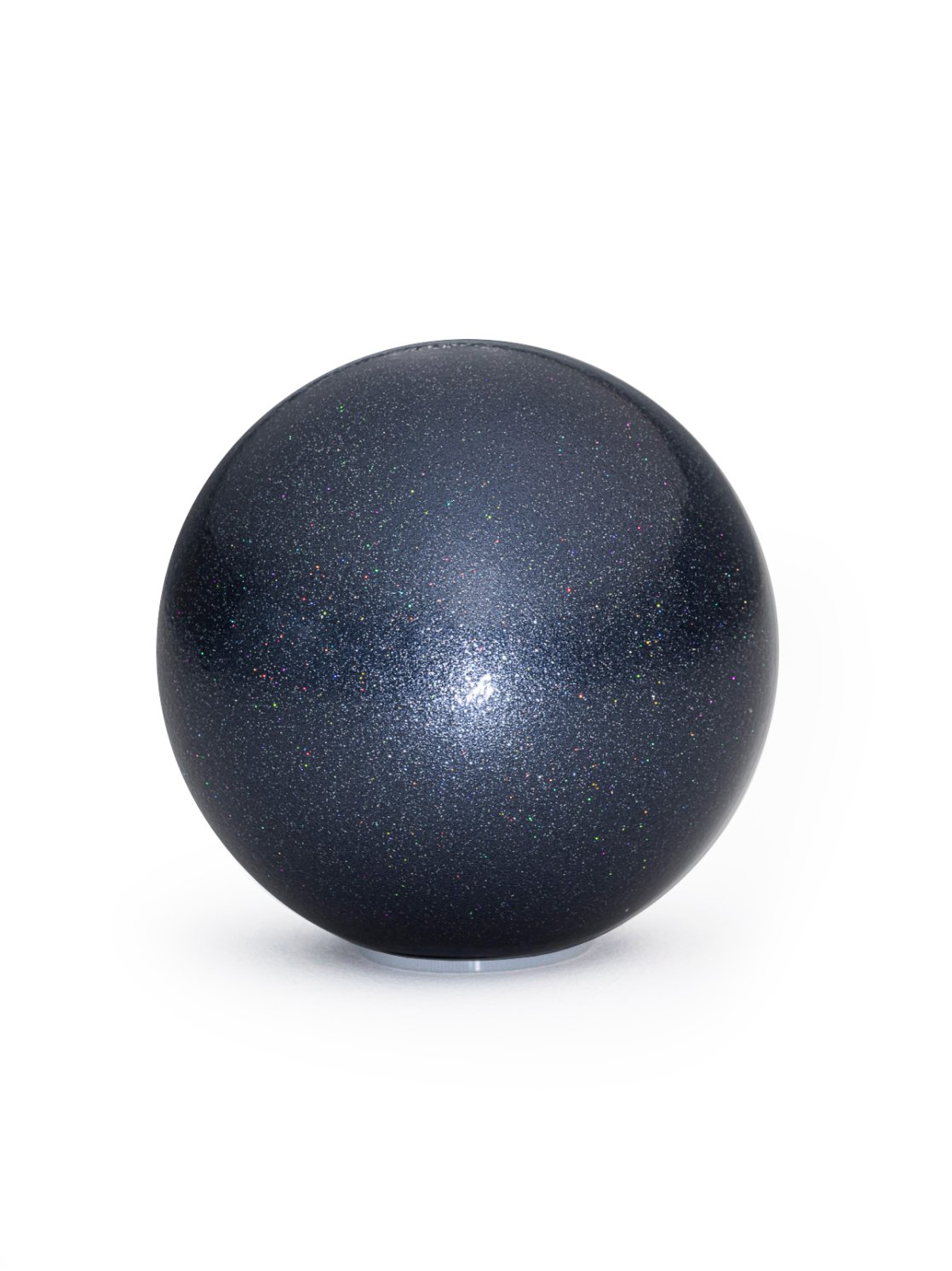 Мяч для художественной гимнастики глиттер «Чёрный жемчуг»