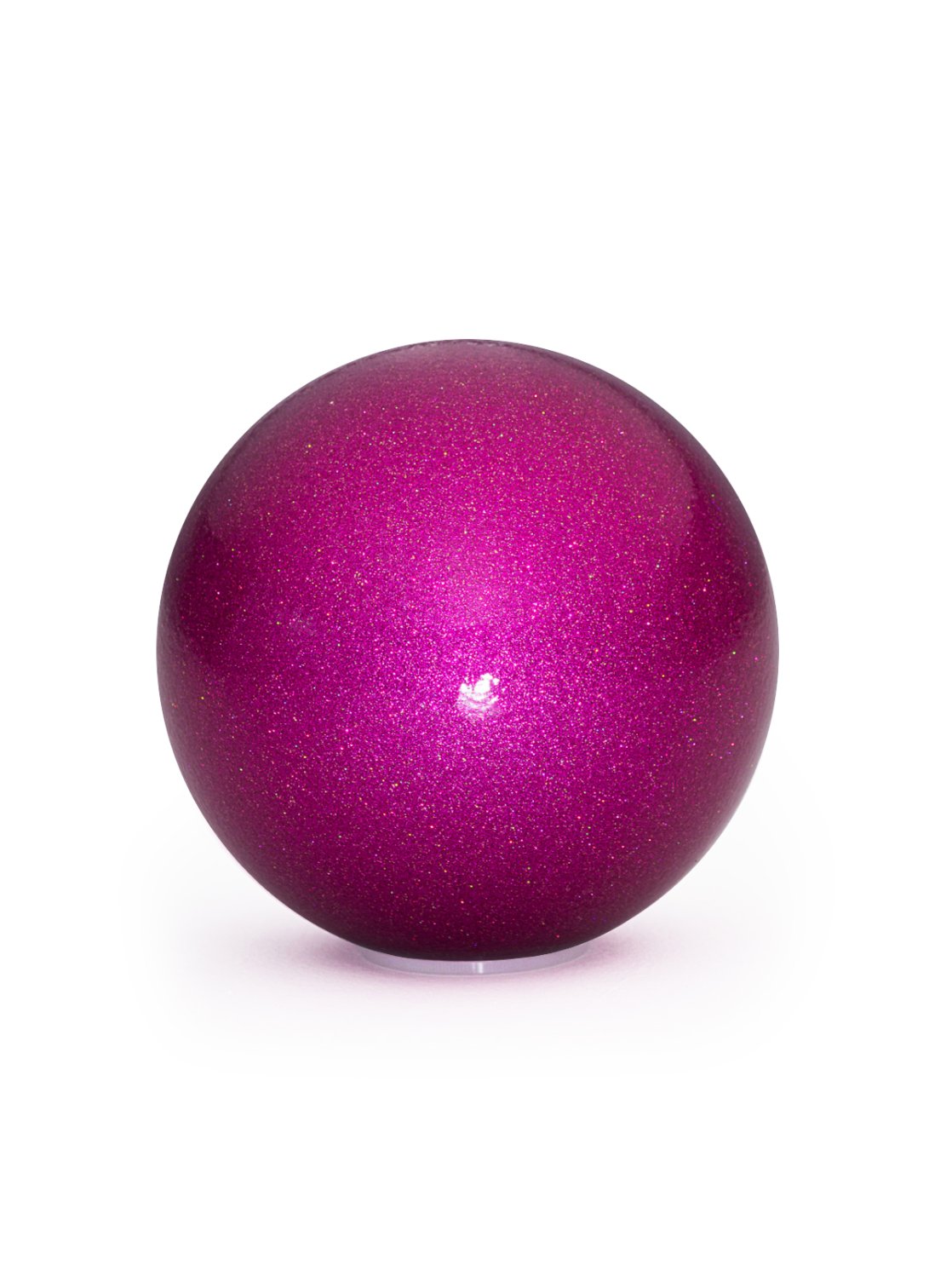 Мяч для художественной гимнастики глиттер «Сочная фуксия»
