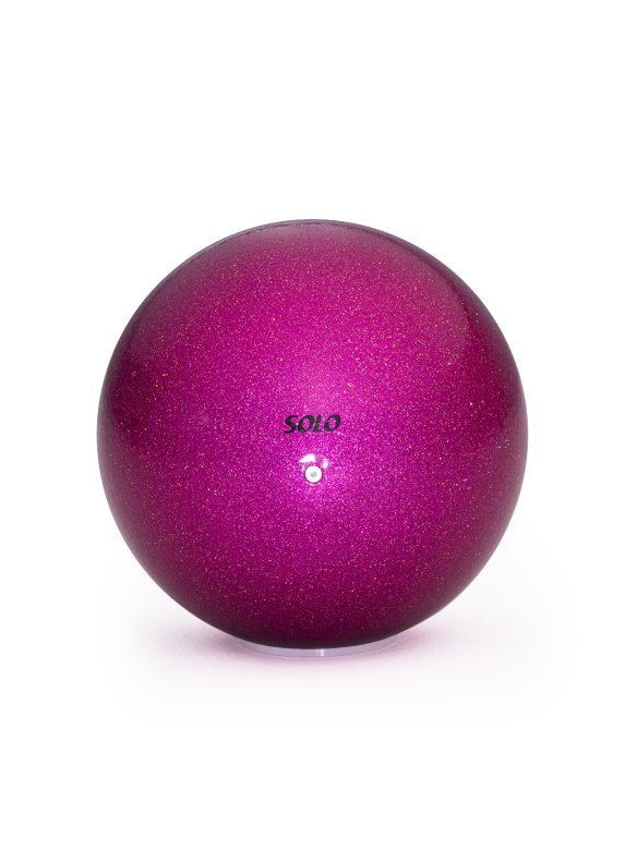Мяч гимнастический глиттер «Сочная фуксия»