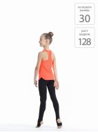 Майка-борцовка из полиэфира оранжевая