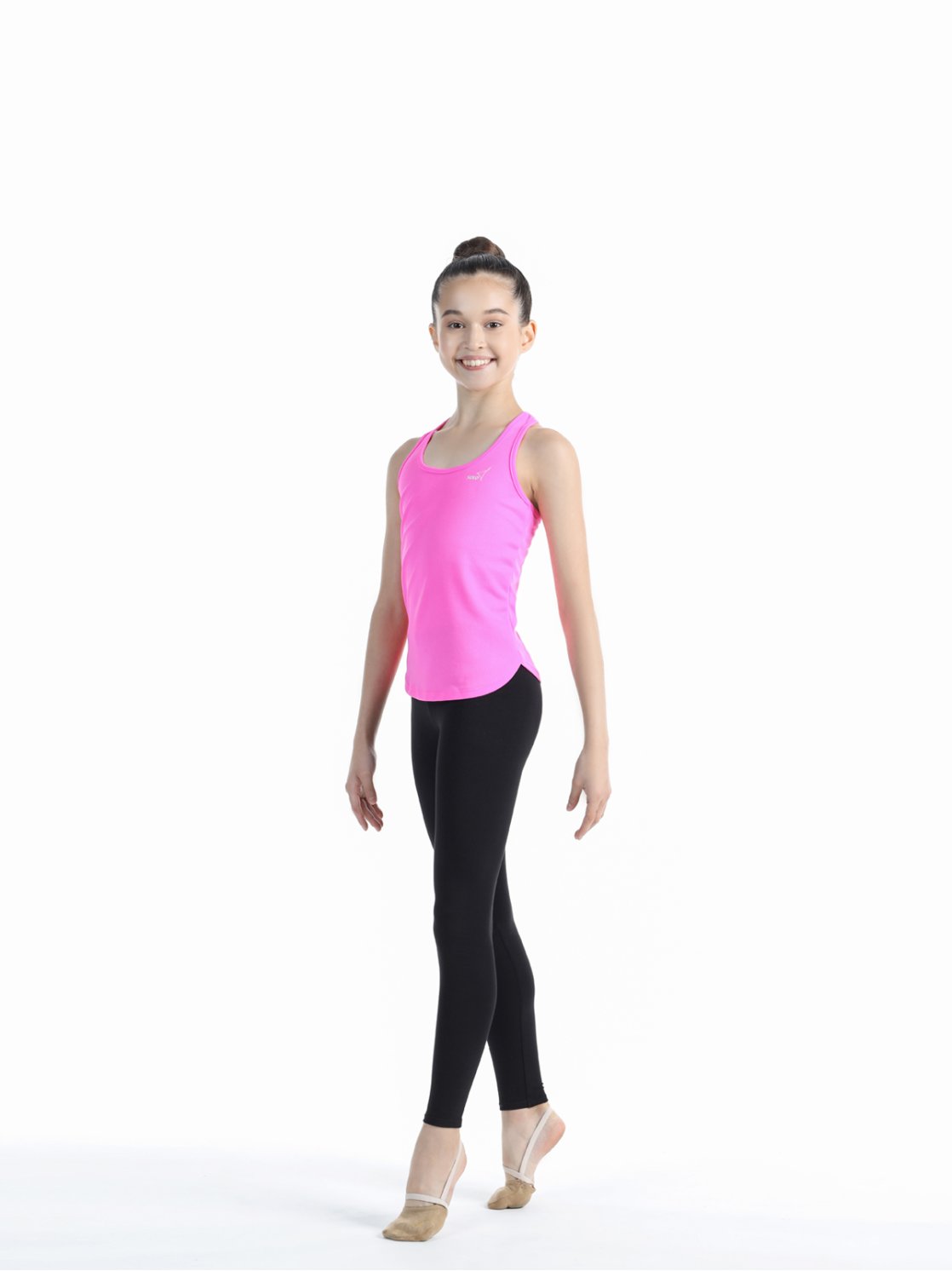 Майка-борцовка из полиэфира розовая