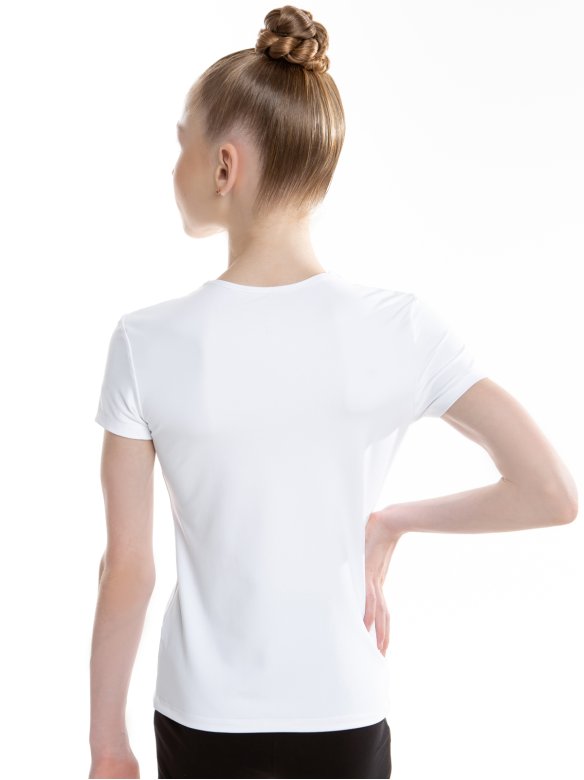 Футболка из полиамида белая