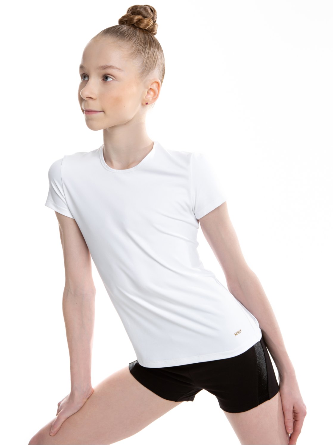 Футболка из полиамида белая