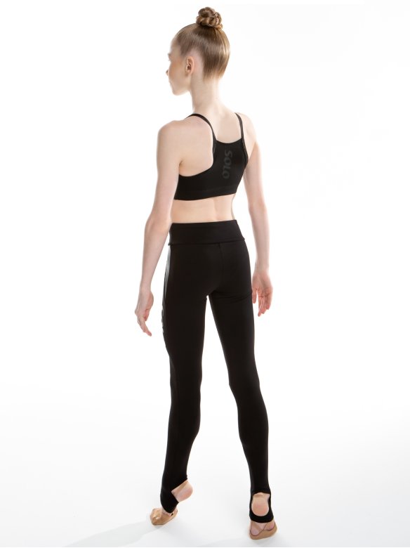 Легинсы с вырезом под пятку «Total Black»