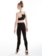 Легинсы с вырезом под пятку «Total Black»