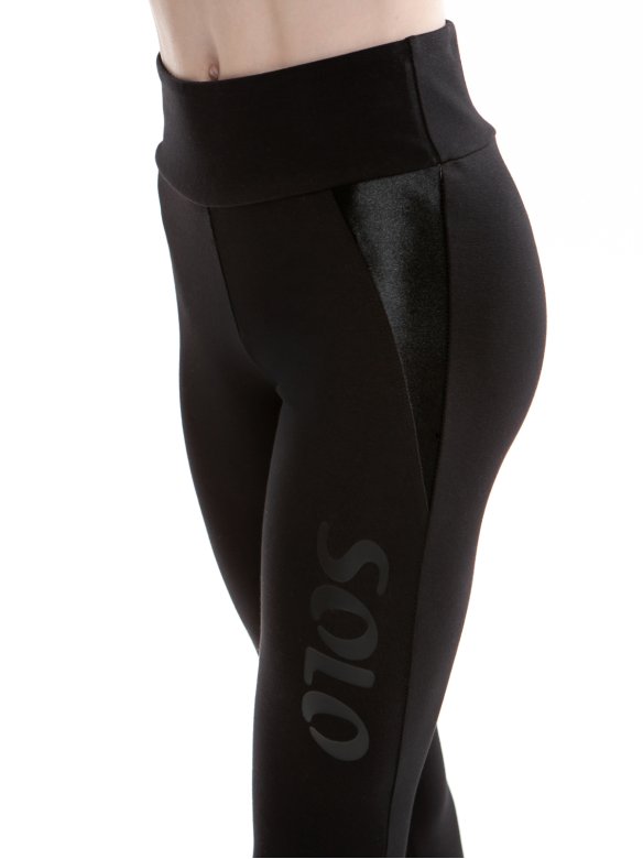 Легинсы с вырезом под пятку «Total Black»