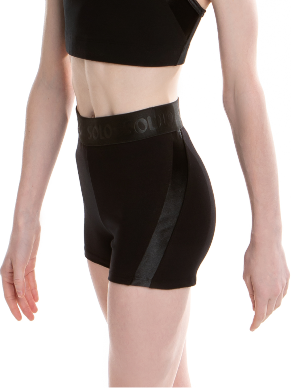 Шорты короткие «Total Black» из хлопка