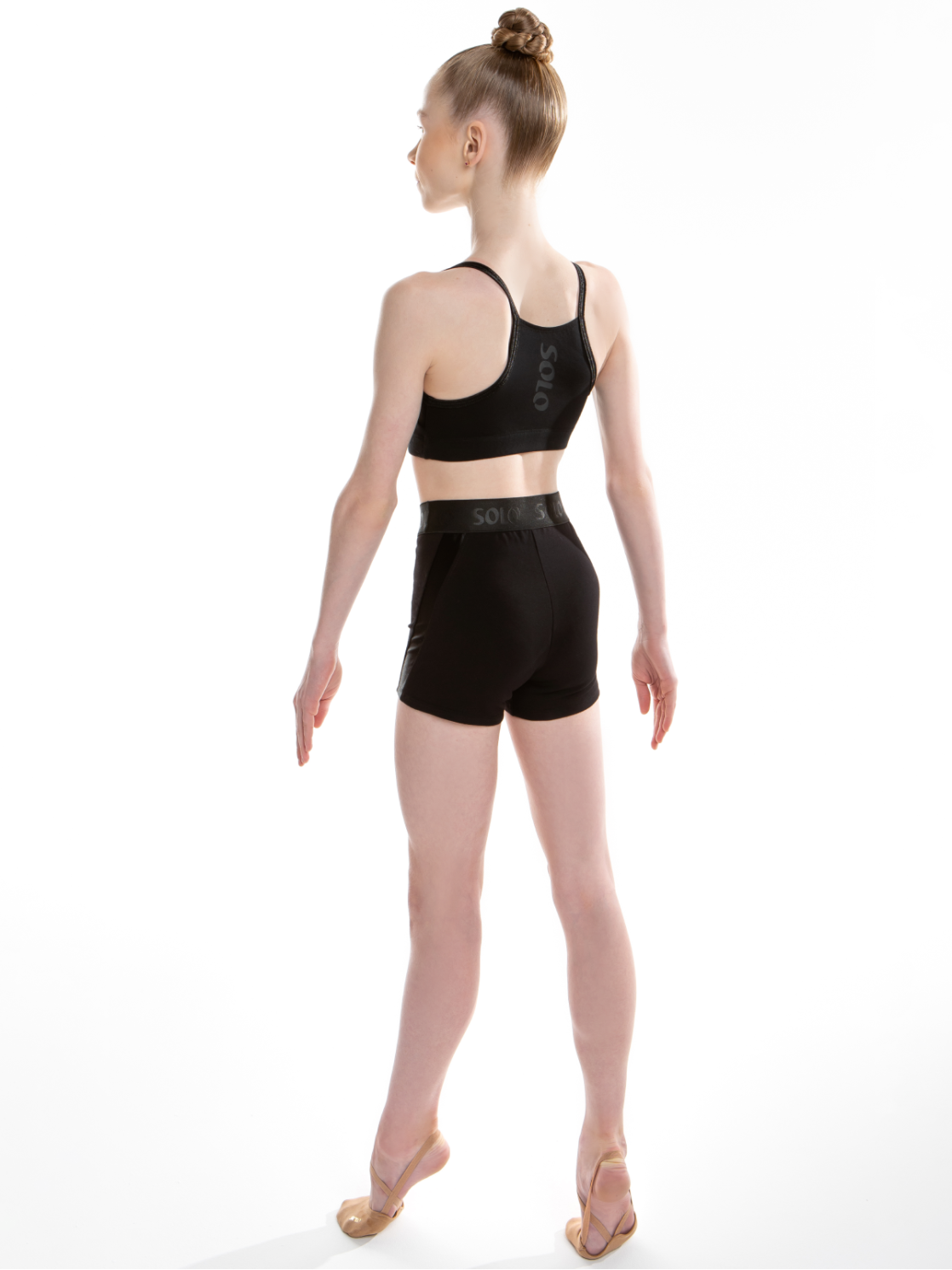 Шорты короткие «Total Black» из хлопка