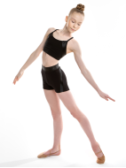 Шорты короткие «Total Black» из хлопка