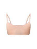 Лиф из хлопка на бретелях бежевый