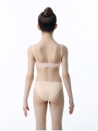 Лиф из полиамида на бретелях бежевый