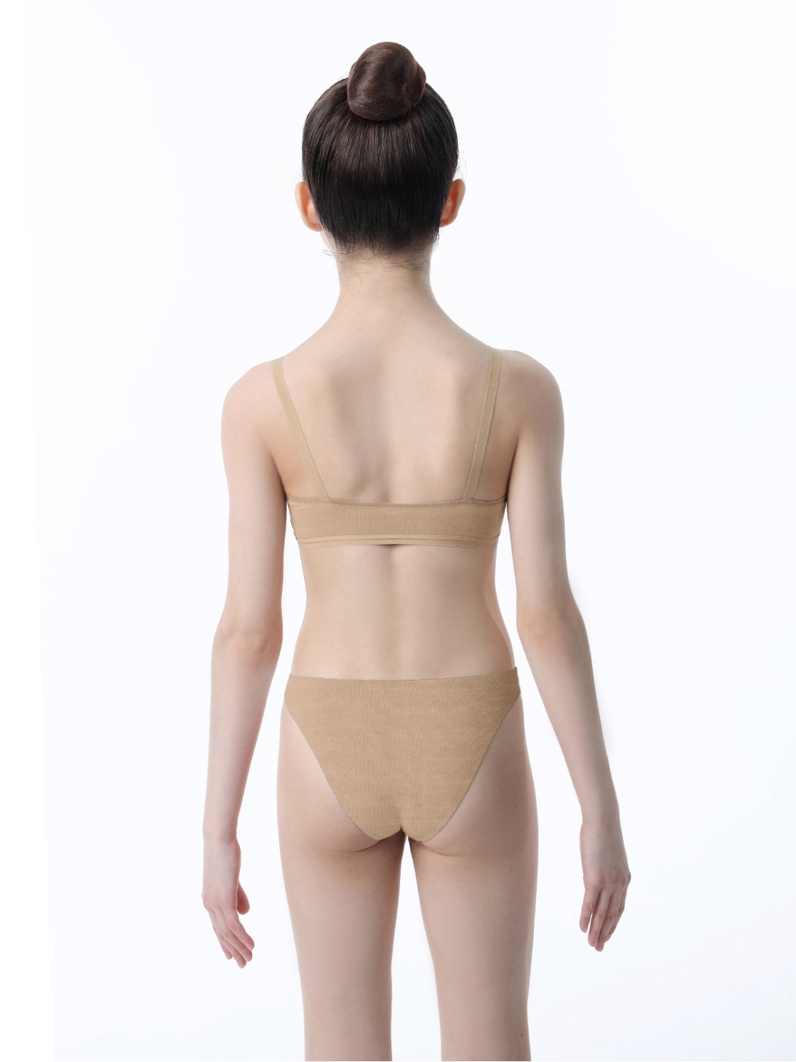 Трусы-мини из хлопка цвета загар