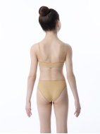 Трусы-миди из полиамида цвета загар