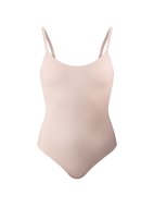 Подкупальник (патрон) из полиамида на бретелях бежевый