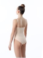 Подкупальник (патрон) из полиамида на бретелях бежевый