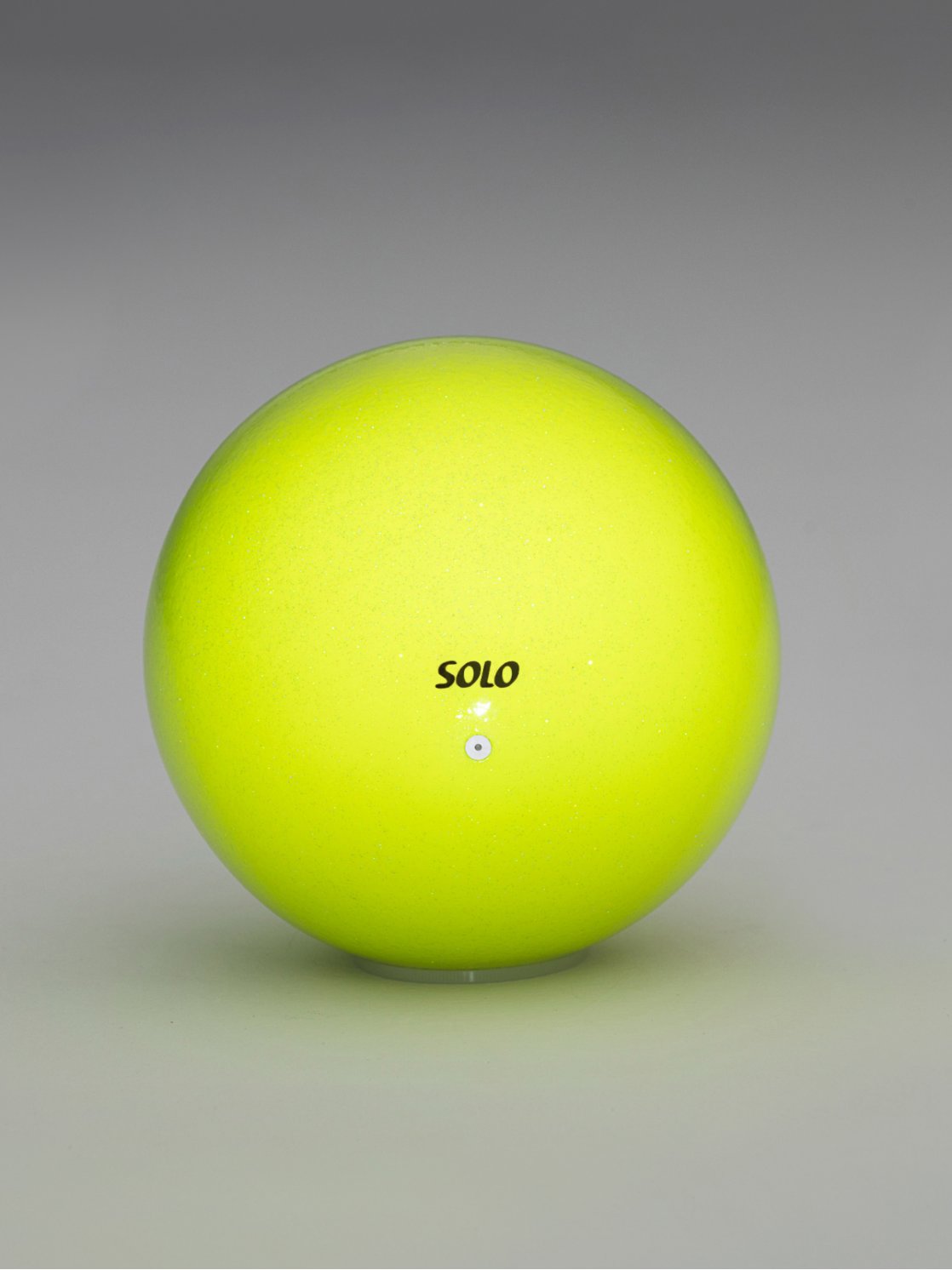 Мяч гимнастический глиттер флуоресцентный «Лайм Неон»