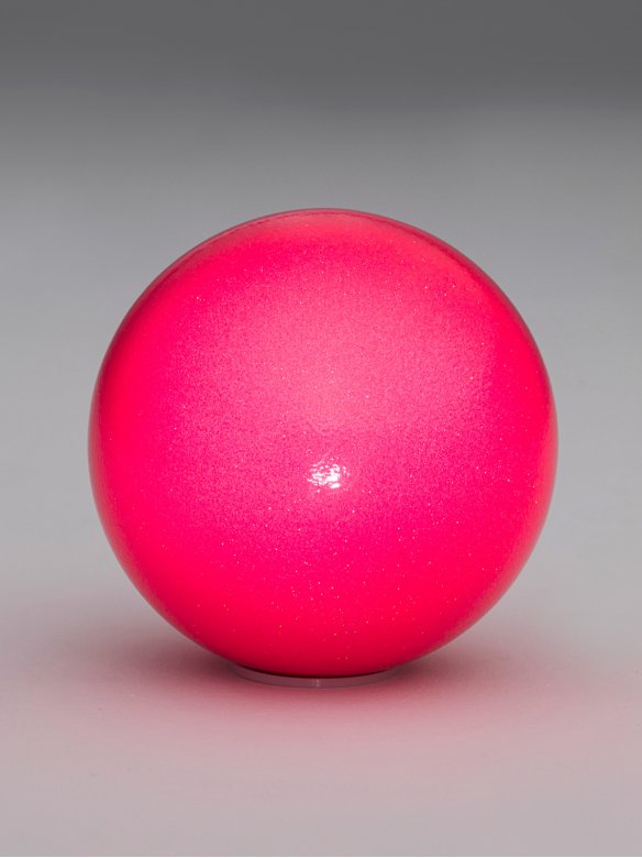 Rhythmic Gymnastics Ball fluorescent glitter «Neon Pink»
