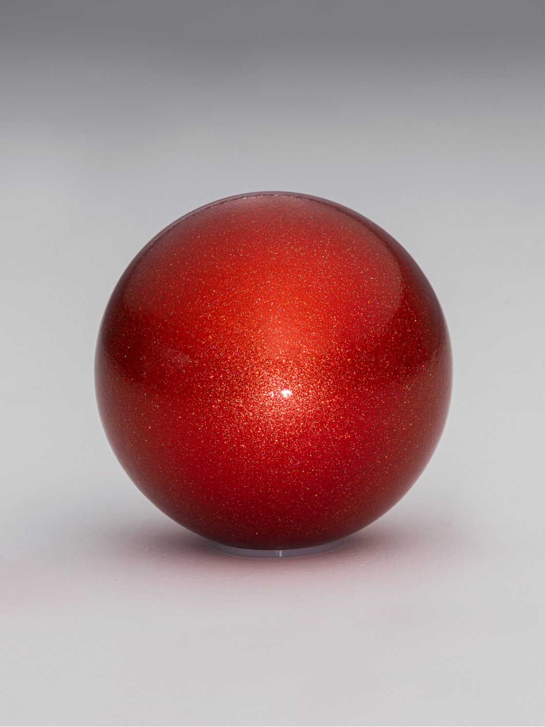 Rhythmic Gymnastics Ball glitter «Ruby Red»