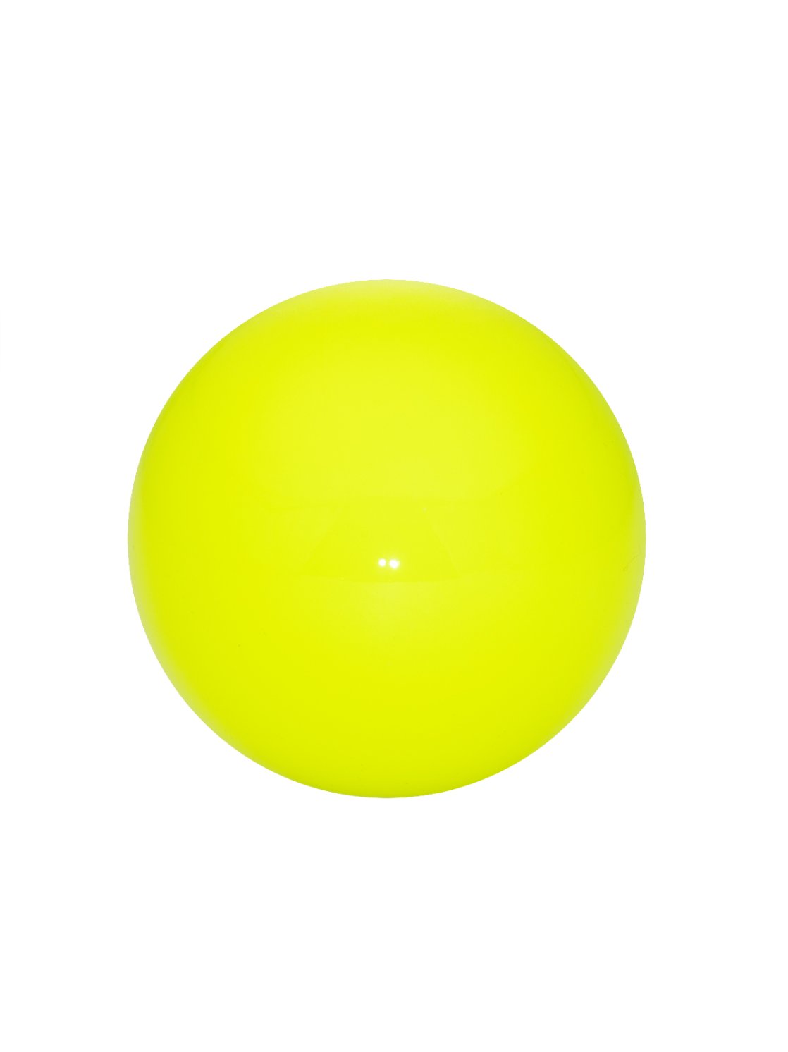 Мяч для художественной гимнастики глянцевый «Лайм неон»