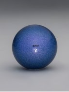 Rhythmic Gymnastics Ball chameleon glitter «Blue Lagoon»