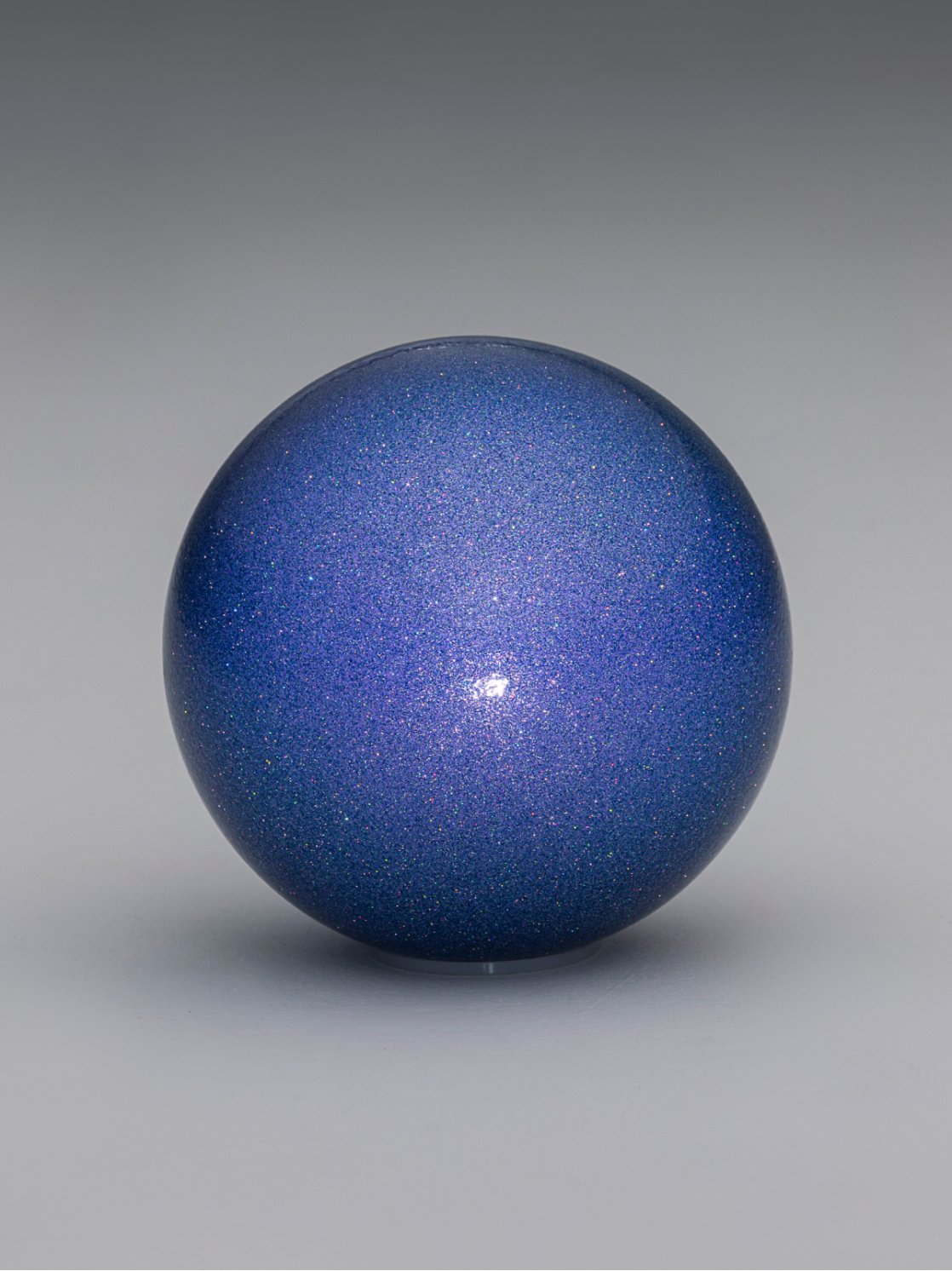 Rhythmic Gymnastics Ball chameleon glitter «Blue Lagoon»