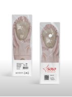 Профессиональные балетные мягкие туфли средней закрытости с формованой пяткой розовые