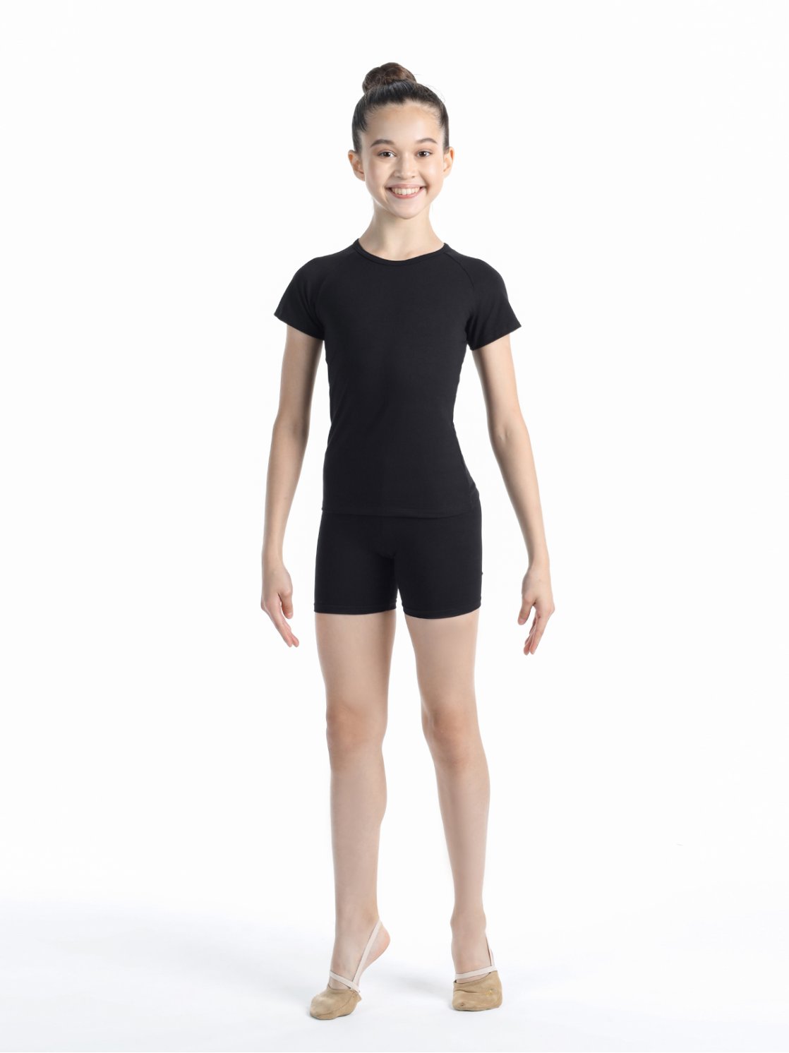 Футболка из хлопка с рукавом-реглан