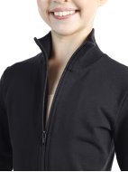 Толстовка на молнии с воротником-стойкой