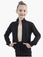 Толстовка на молнии с воротником-стойкой