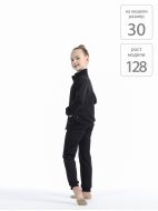 Толстовка на молнии с воротником-стойкой