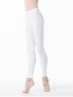 Легинсы по щиколотку из хлопка белые