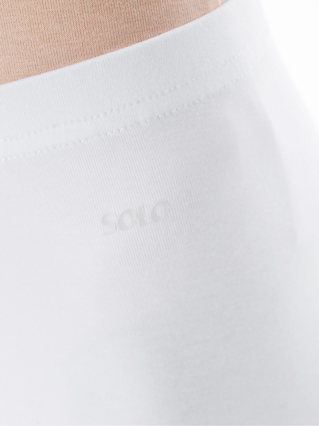 Легинсы по щиколотку из хлопка белые