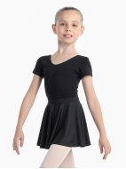 Юбка-солнце короткая черная