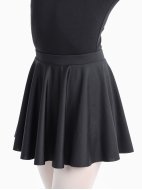 Юбка-солнце короткая черная