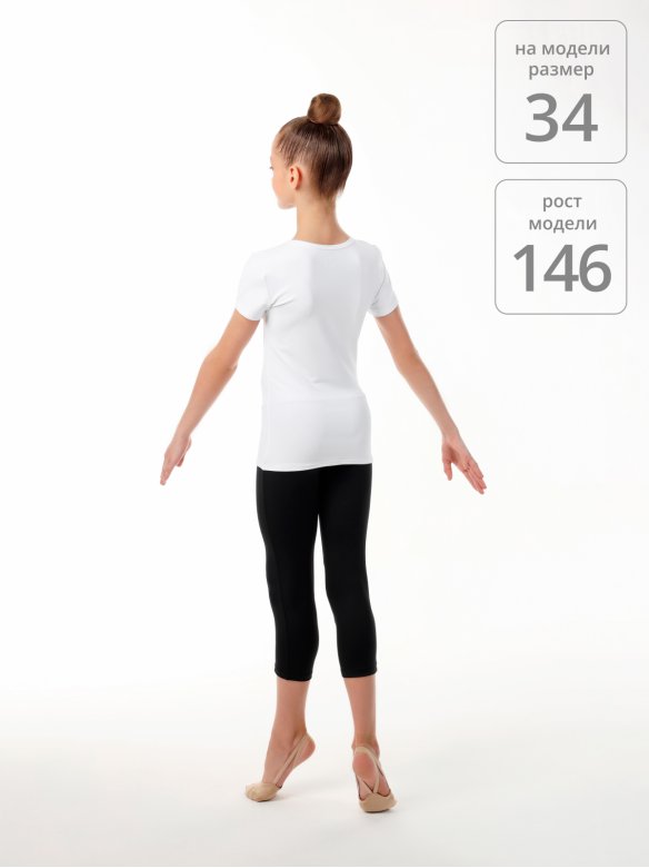 Футболка из полиамида удлиненная