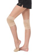 Наколенники вязаные бежевые