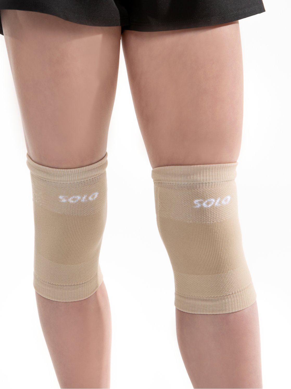 Наколенники вязаные бежевые