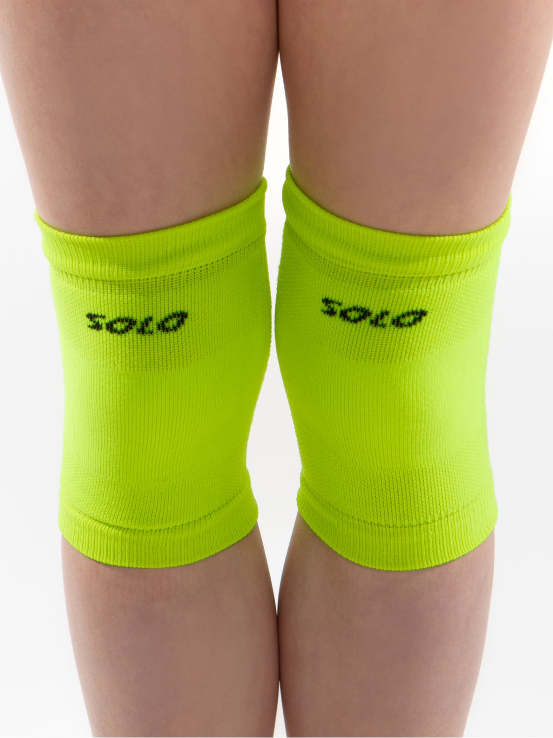 Наколенники вязаные лайм неон
