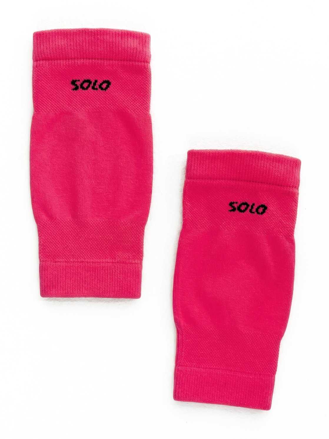 Наколенники вязаные розовый неон