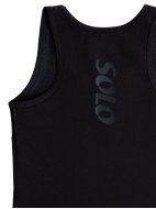 Майка с закрытыми лопатками «Total Black» из хлопка