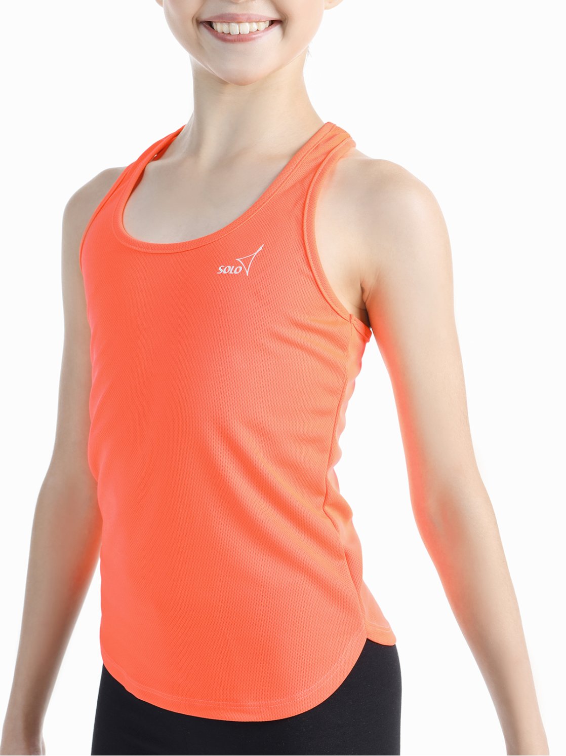 Майка-борцовка из полиэфира оранжевая