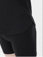 Майка с закрытыми лопатками из полиэфира черная