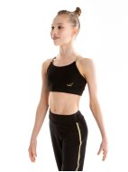 Топ «Триумф» черный/золото