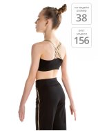 Топ «Триумф» черный/золото