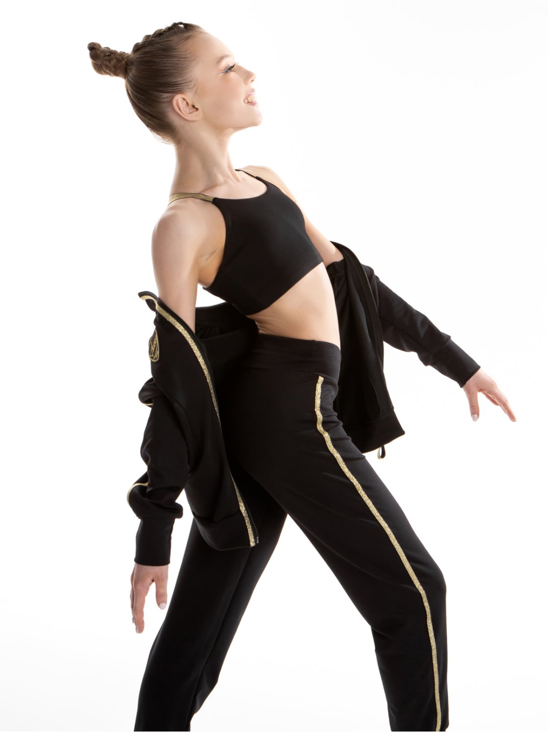 Топ «Триумф» черный/золото