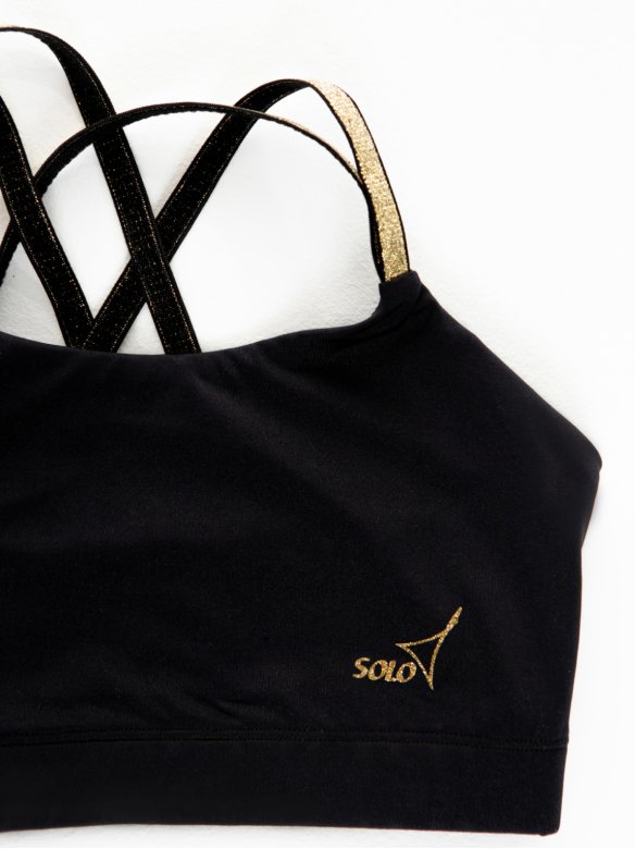 Топ «Триумф» черный/золото